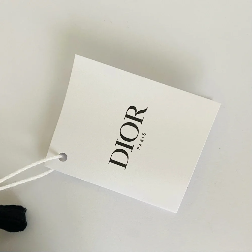 NWT Christian Dior Made in Italy Black White Plan de Paris Pouch Makeup Bag - Picture 8 of 16